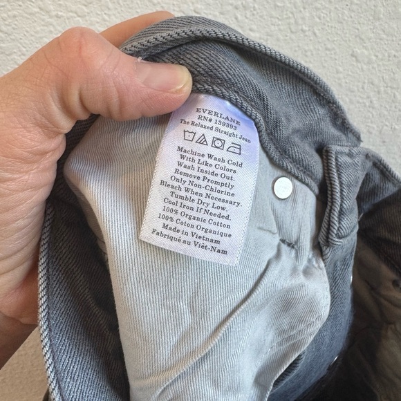 *NWT* EVERLANE ‘The Relaxed Straight’ Organic Denim - Picture 14 of 16